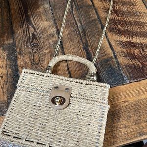 Beachy boho square purse